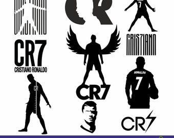 Cristiano Ronaldo Svg / Cr7 Png / Al Nassr Dxf/ CR7 / Cricut/ Archivos Dxf/ Silueta Ronaldo/ Clipart Ronaldo/ Ángel Cr7.