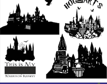 Wizard Castle SVG| Magic Wand SVG | HP svg | Witch and Wizard svg | Magic Wand Symbol svg | Fantasy wizard | Qualities School