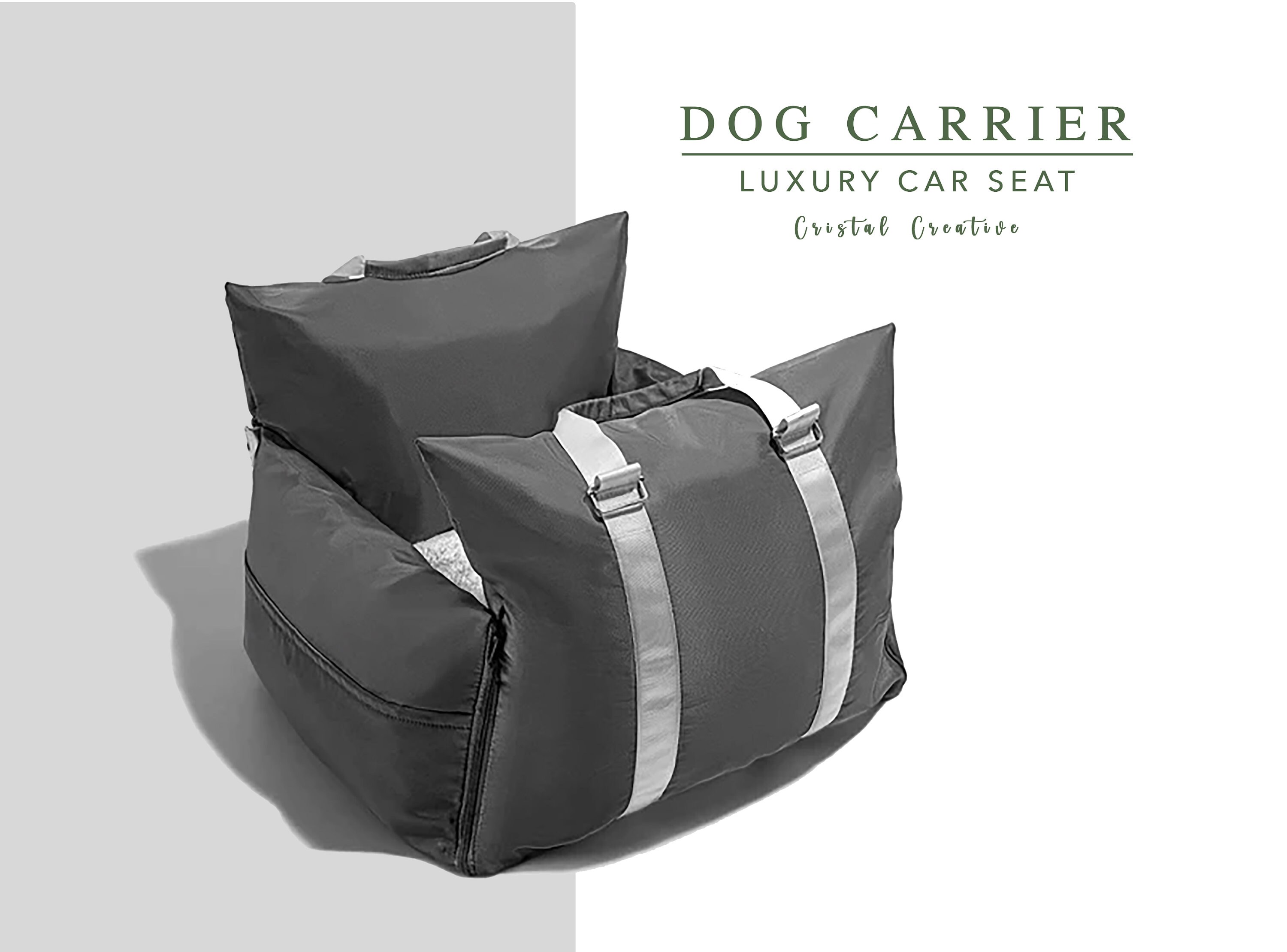 Dog Carrier Luxury Dog Travel Bag Dog Handbaglarge Dog Bag Etsy