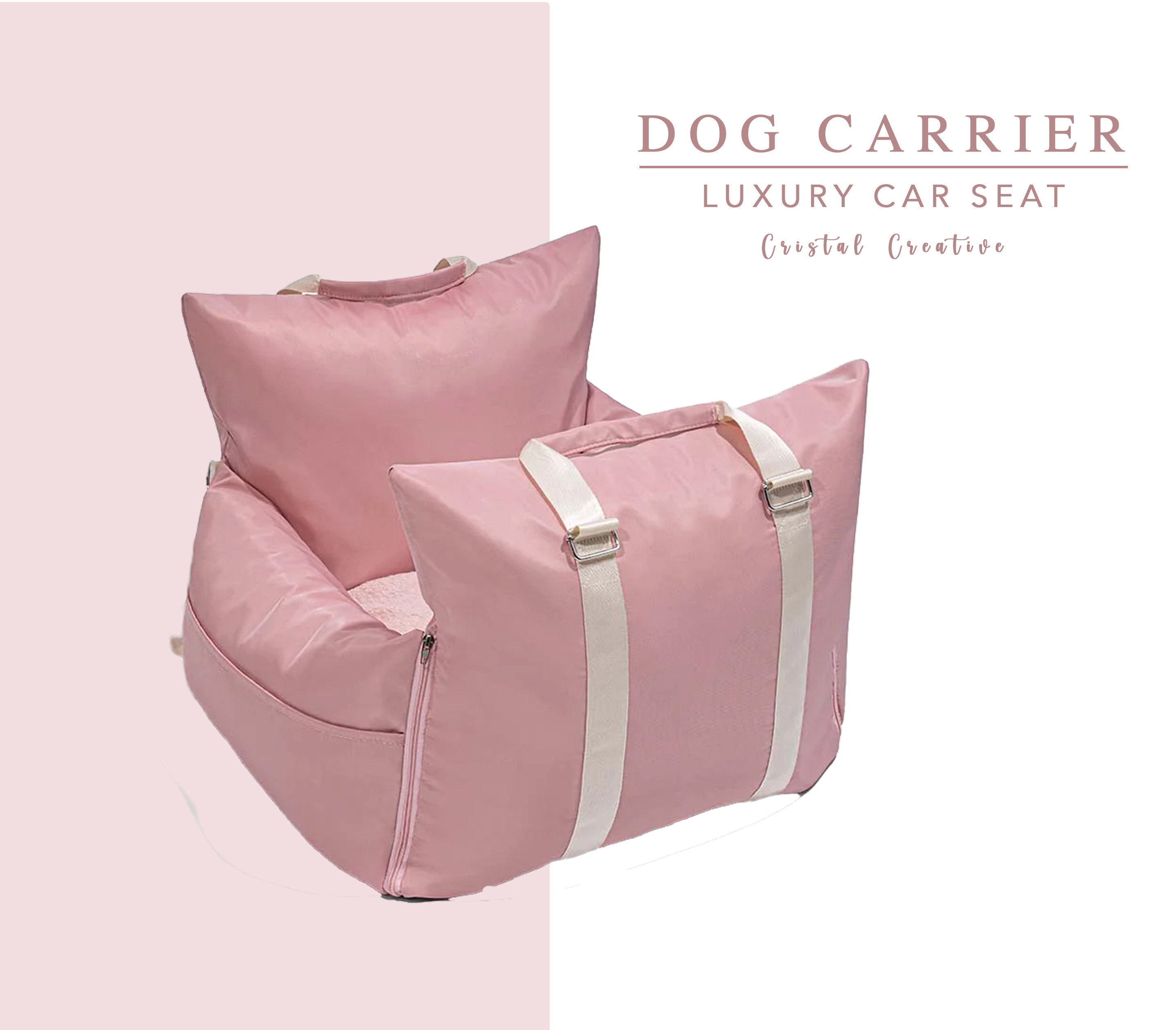Dog Carrier Luxury Dog Travel Bag Dog Handbaglarge Dog Bag Etsy