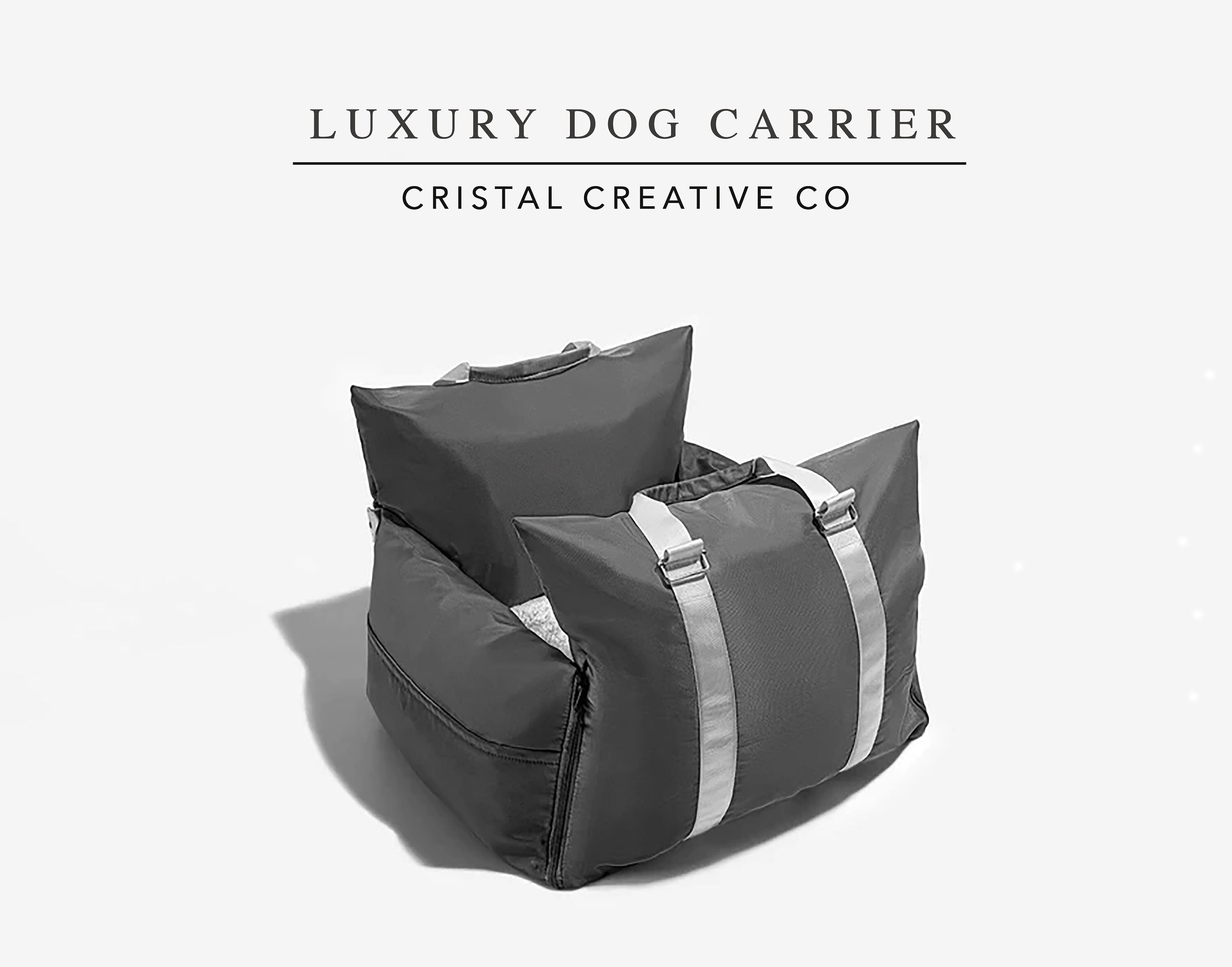 Dog Carrier Luxury Dog Travel Bag Dog Handbaglarge Dog Bag Etsy UK