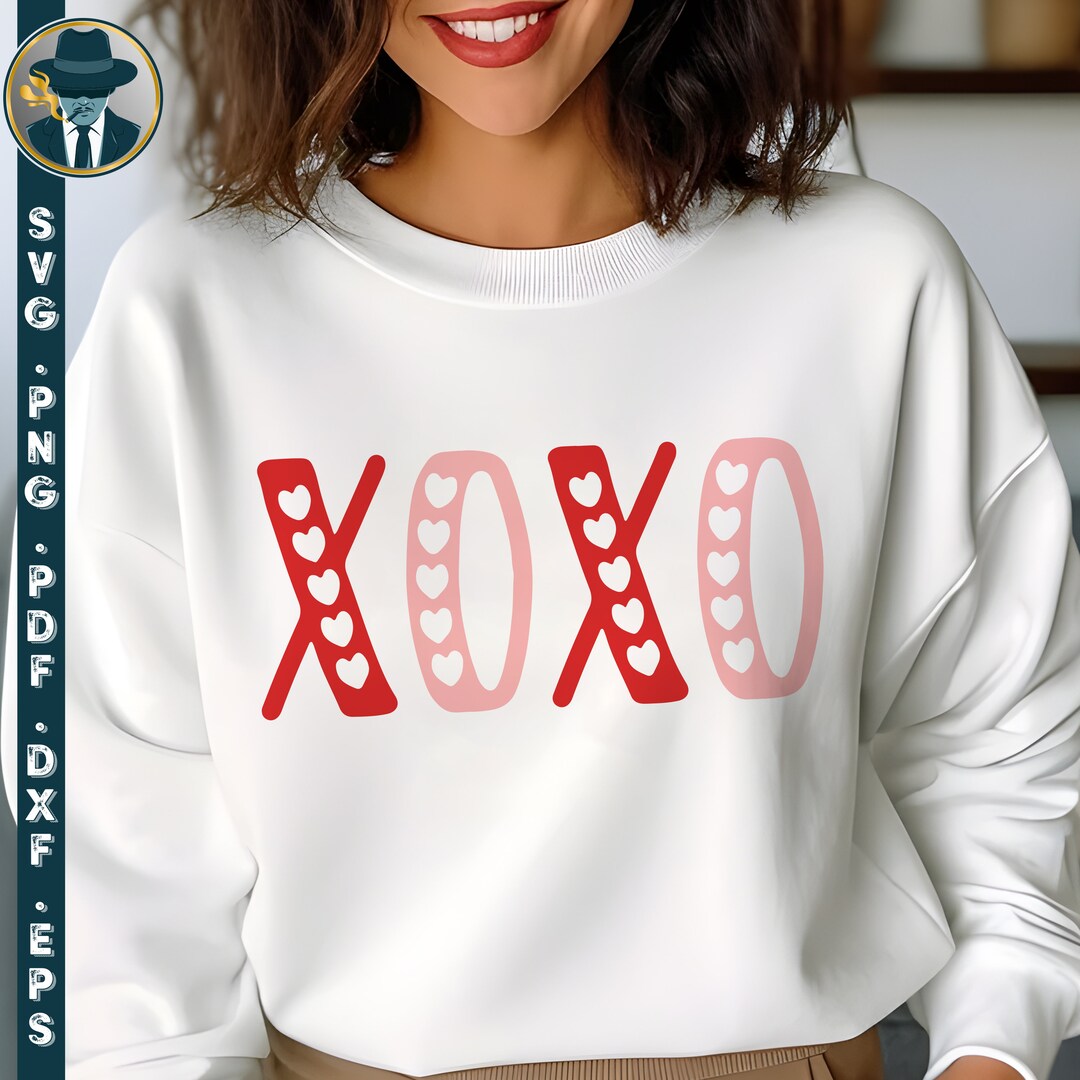 Xoxo Svg, Valentines Day Svg, Gifts Svg, Silhouette Cut Files, Funny ...