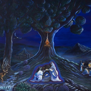 Impression sur Toile 30x45 ou 40x60cm "Moondance Vision"