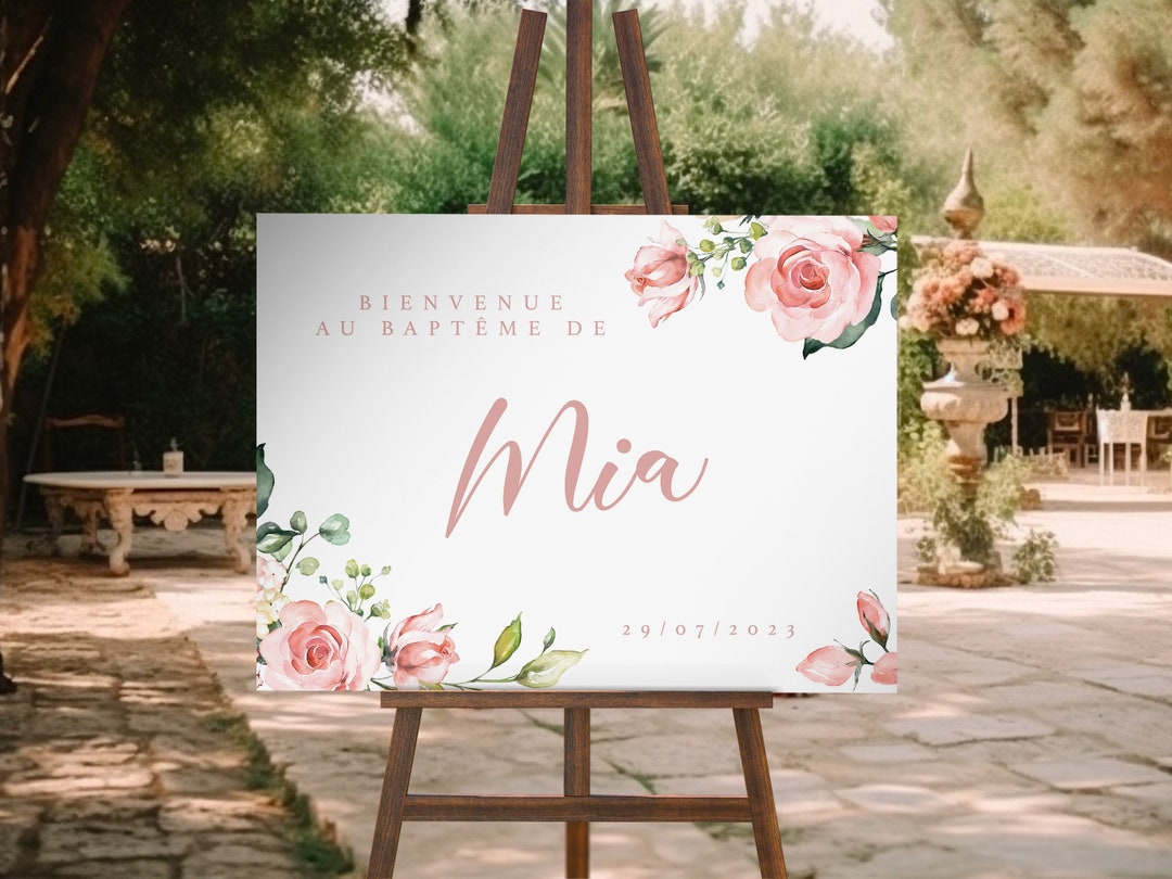 Pvc Welcomesign ROMA Customizable Baptism Welcome Sign - PVC Welcome Sign to Welcome ...