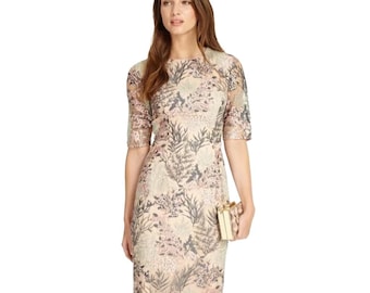 Phase Eight Fern Lace Dress: Embroidered Party Wedding Occasion