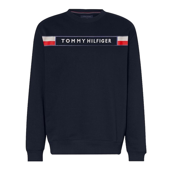 Mens Sweatshirts Tommy Jeans Tape Crew Sweatshirt Mens' Signature