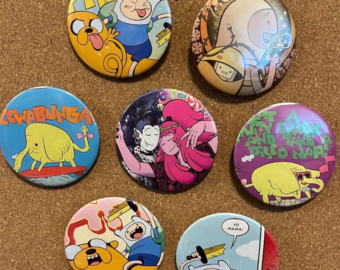 Adventure Time Buttons - Cartoon 2.25