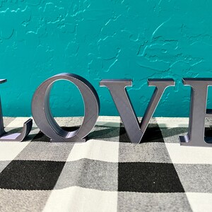AMOR, idea de regalo, letras, escultura minimalista, impresión 3D, decoración del hogar, escritorio, estante, mesa