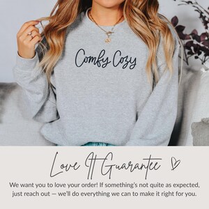 Comfy Cozy Sweatshirt, Comfy Cozy Shirt, Loungewear Sweatshirt, Stay Cozy Shirt, Cozy Vibes Sweatshirt, Comfy Sweater, Comfy Cozy Apparel image 6