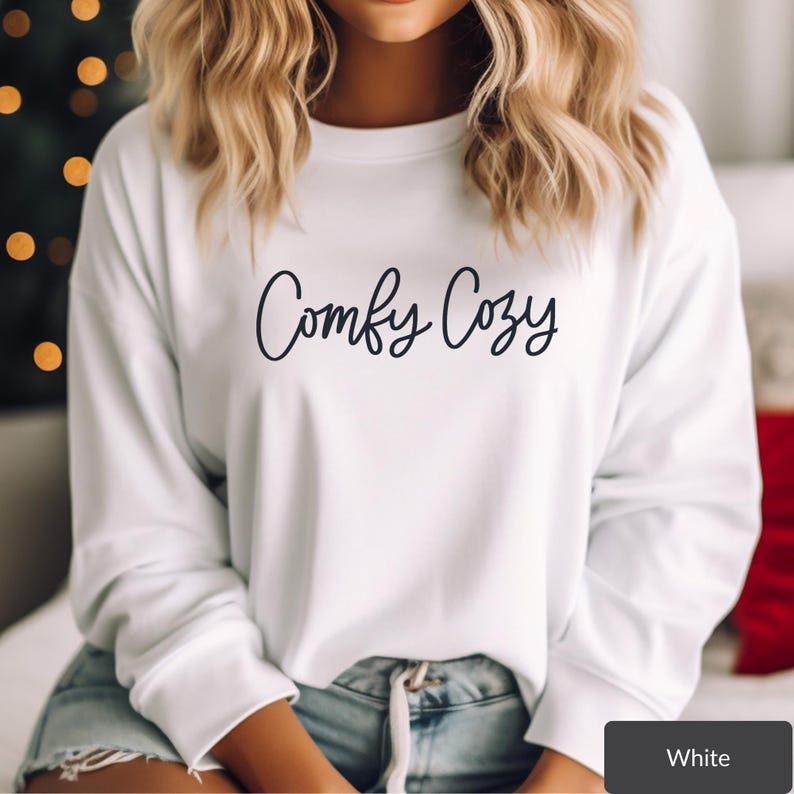 Comfy Cozy Sweatshirt, Comfy Cozy Shirt, Loungewear Sweatshirt, Stay Cozy Shirt, Cozy Vibes Sweatshirt, Comfy Sweater, Comfy Cozy Apparel image 10