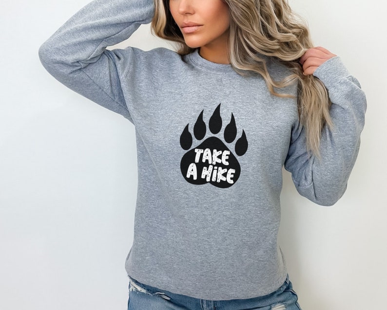 Take A Hike Sweatshirt, Hiking Sweatshirt, Outdoors Sweatshirt, Hiking Shirt, Outdoors Shirt, Adventure Shirt, Camping Shirt, Nature Shirt imagem 5