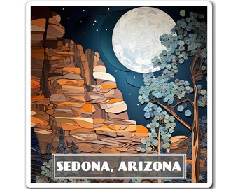 Sedona Arizona Magnet Anniversary Gift Sedona Honeymoon Sedona Gift Housewarming Airbnb VRBO Sedona Souvenir