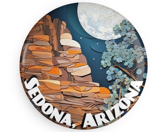Sedona Arizona Magnet Anniversary Gift Sedona Honeymoon Sedona Gift Housewarming Airbnb VRBO Sedona Souvenir
