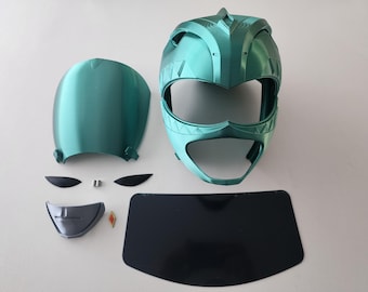 NEW* MMPR Green Ranger Helmet Kit 1:1 Power