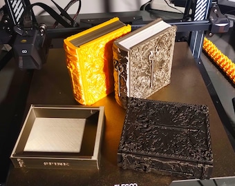 Card Dice Secret Book Tomes - FatesEnd Storage for your gear - Made to Order - Custom Colors