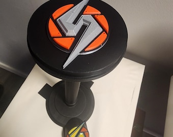 NEW!! Samus Prime Metroid Helmet Stand With Display Nintendo