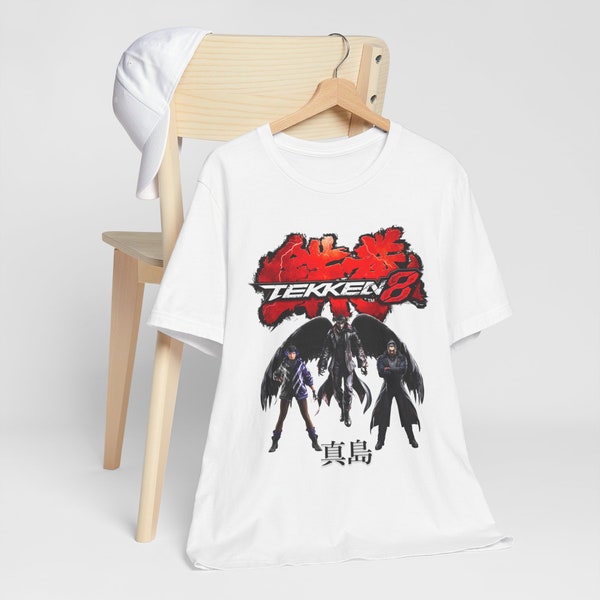 Tekken 8 Mashima Shirt - Jin, Kazuya, and Reina T-Shirt - Unisex Fit Tee