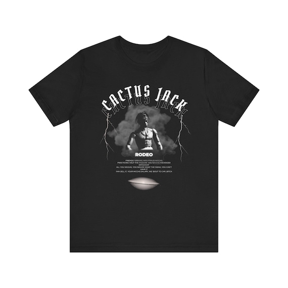 Travis Scott Shirt - Cactus Jack Rodeo T Shirt - 90210 Lyrics - Etsy