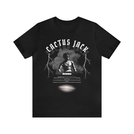 Travis Scott Shirt Cactus Jack Rodeo T Shirt 90210 Lyrics Etsy