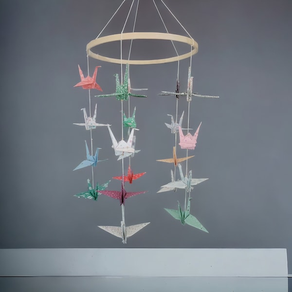 Origami Mobile Kraniche im Celebrations Design Babygeschenke