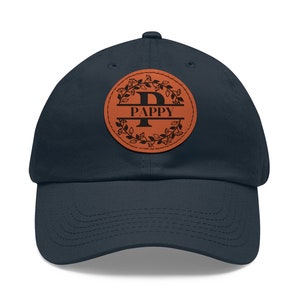 Pappy Baseball Cap Trucker Hat, Personalized birthday father&#39;s day Christmas custom gift for Pappy from grandkids grandson granddaughter