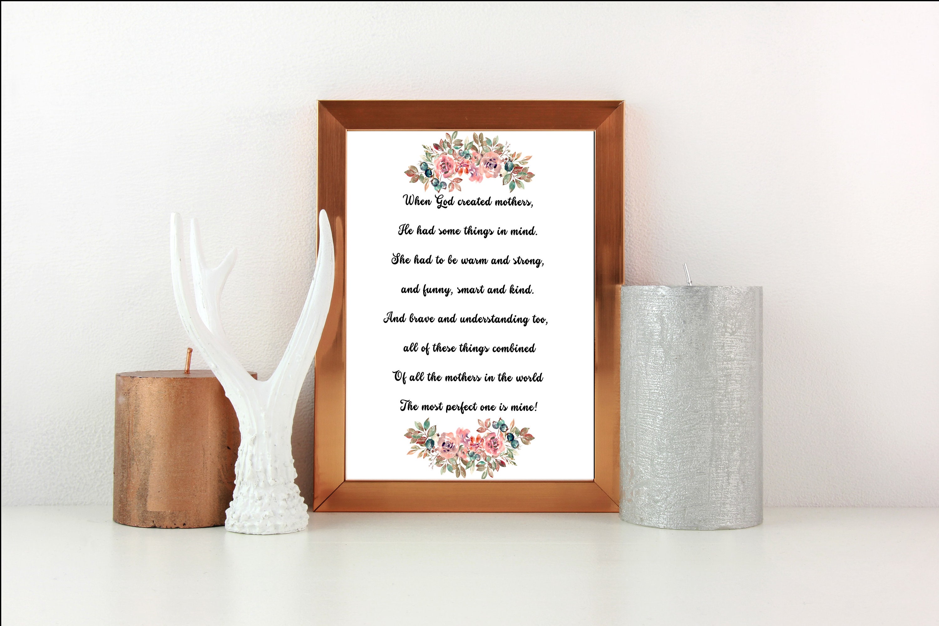 Mothers Day Poem, Mother's Day Printable, Instant Download, Poem for ...