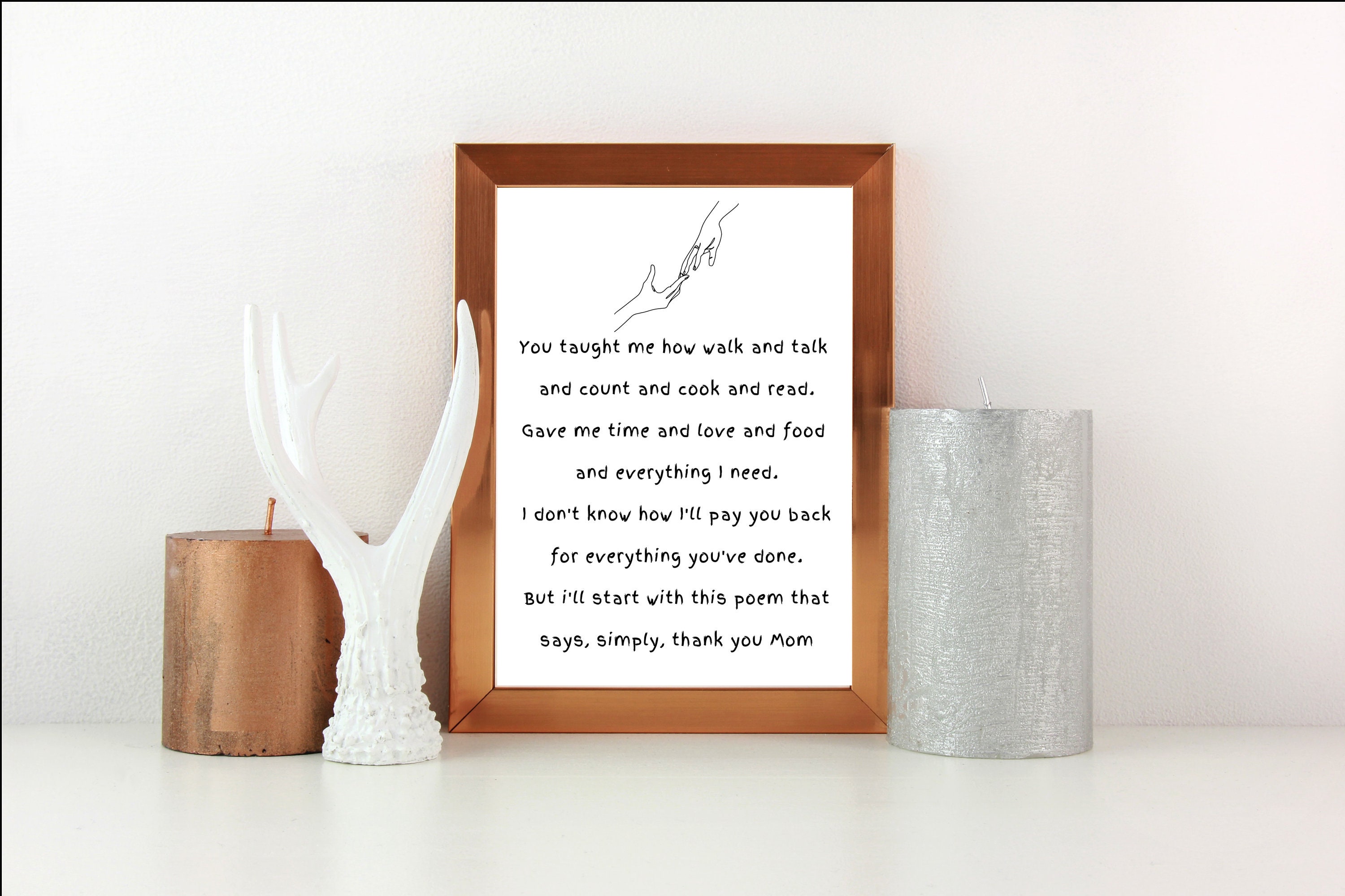 Mom Poem Printable Poem for Mom Appreciation Gift Gratitude - Etsy