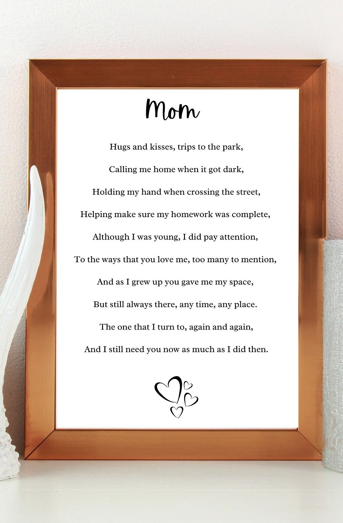 Mom Poem Printable Gift for Moms Birthday Christmas Mothers - Etsy