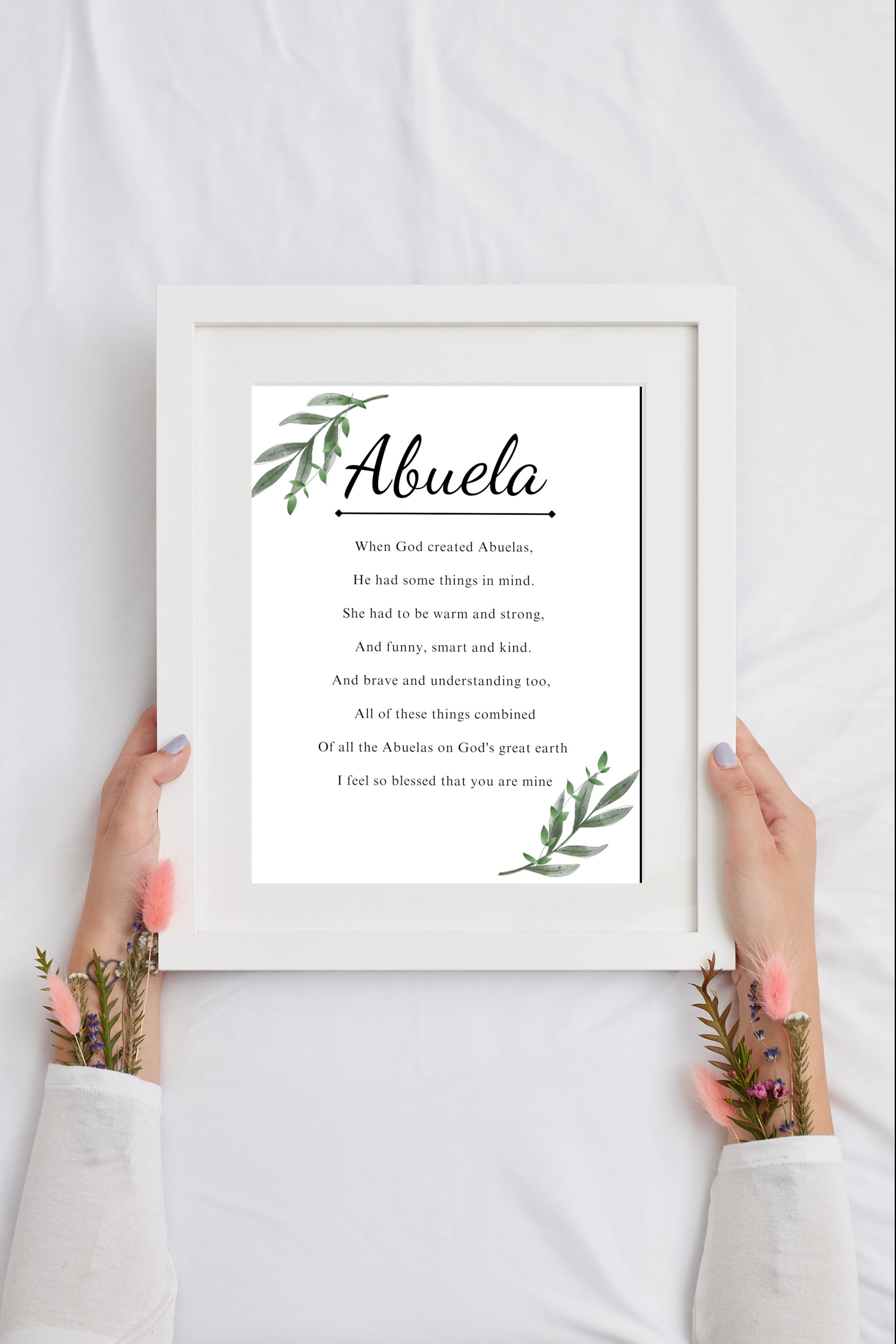 Abuela Poem Printable Unique Faith Based Religious Gift for - Etsy