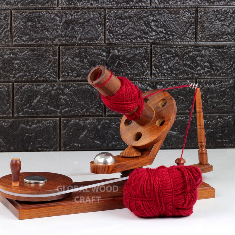 Rosewood Dalbergia Yarn Ball Winder Handcrafted Large Yarn Etsy