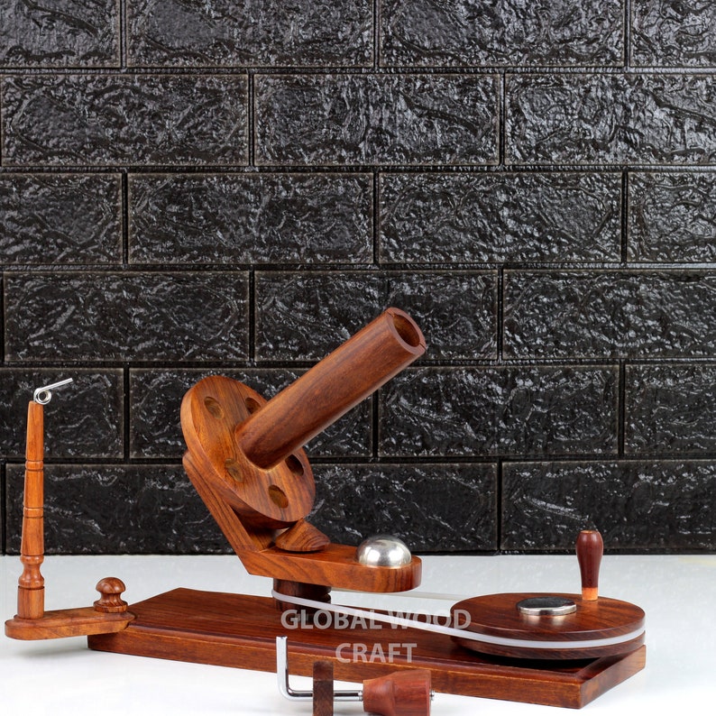 Rosewood Dalbergia Yarn Ball Winder Handcrafted Large Yarn Winder for