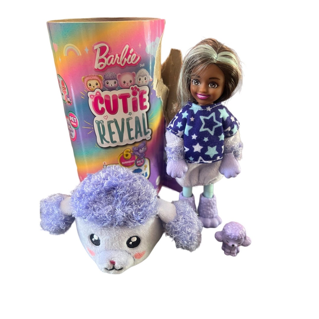 Barbie Cutie Reveal Poodle Plush Chelsea Doll - Etsy