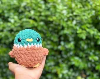 Gehaakte wilde eend amigurumi