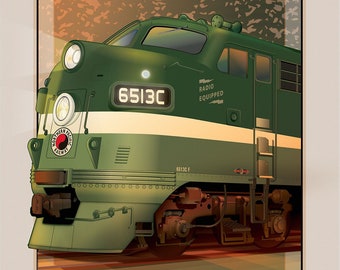 Northern Pacific Railroad Travel Poster