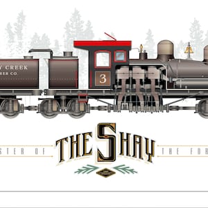 3-Truck Shay Logging Locomotive