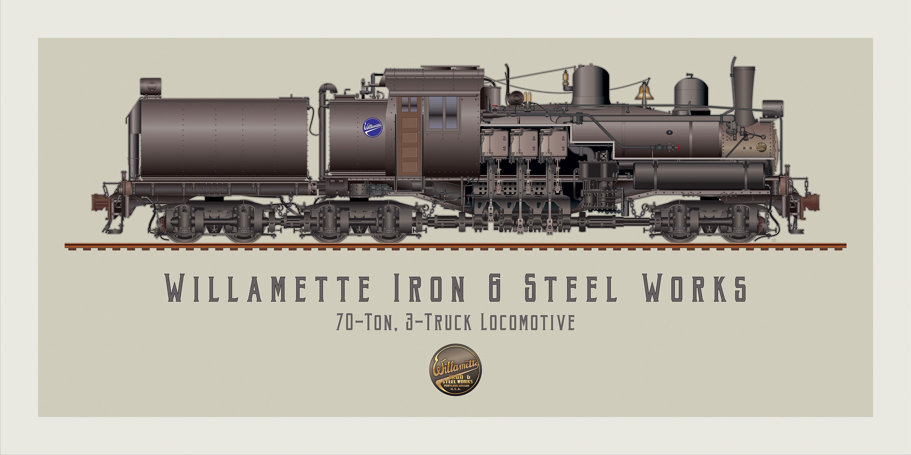 Shay locomotive - Etsy 日本