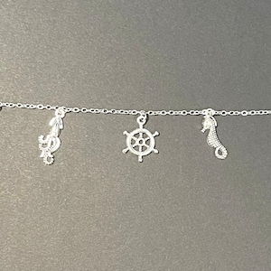 Cute Nautical Charm Bracelet