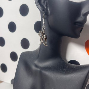 Hockey Jewelry Set: Charm Necklace & Earrings