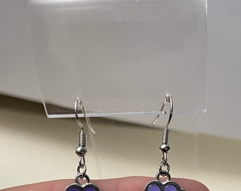 Paw Print Charm Earrings