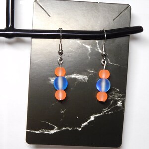 Cute Frosted Bead Earrings