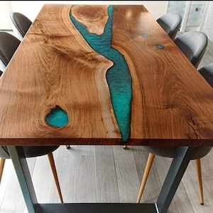 Luxury Epoxy Resin Dining Table Top