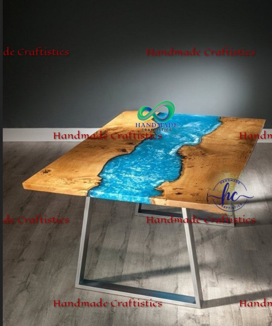 Live Edge Epoxy Table River Epoxy Table Walnut Epoxy Table Etsy