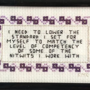 Subversive Workplace Cross Stitch Pattern (PDF)