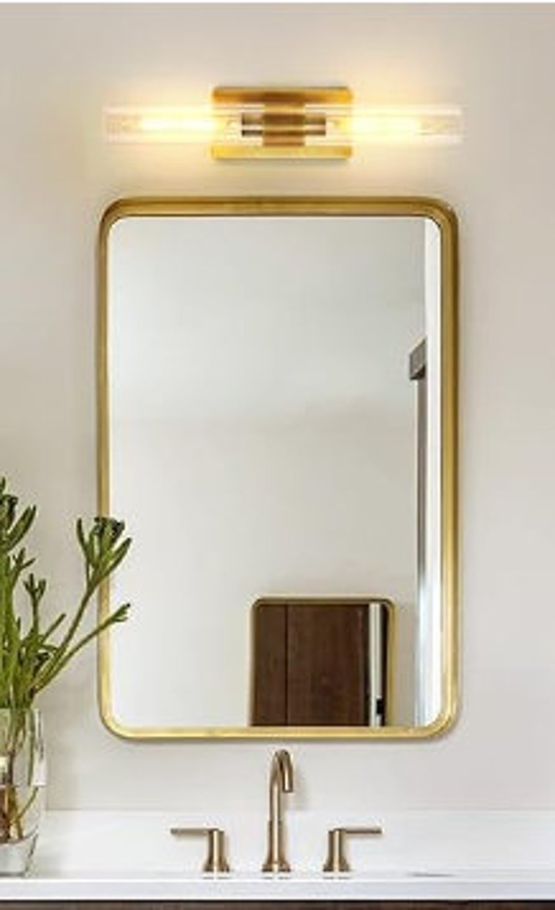 Modern Linear Wall Sconce - Industry Glass Sconce - Modern Cylinder ...