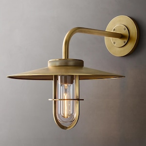 Outdoor/ Indoor Barn Wall Sconce - Industrial Light - Modern Light - UL Listed
