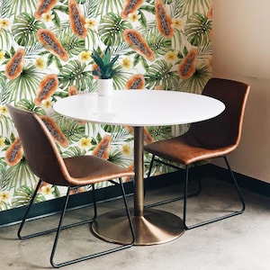 Fruits & Vegetables Wallpaper Peel and Stick | Fun Colorful Wallpaper for Living Room | Modern Exotic Traditional Non-Woven Wallpaper | JL08