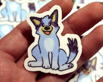 Happy heeler sticker