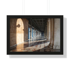 Piazza San Marco - Venice, Italy (Framed Print)
