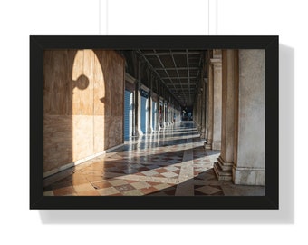 Piazza San Marco - Venice, Italy (Framed Print)