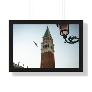 Piazza San Marco - Venice, Italy (Framed Print)